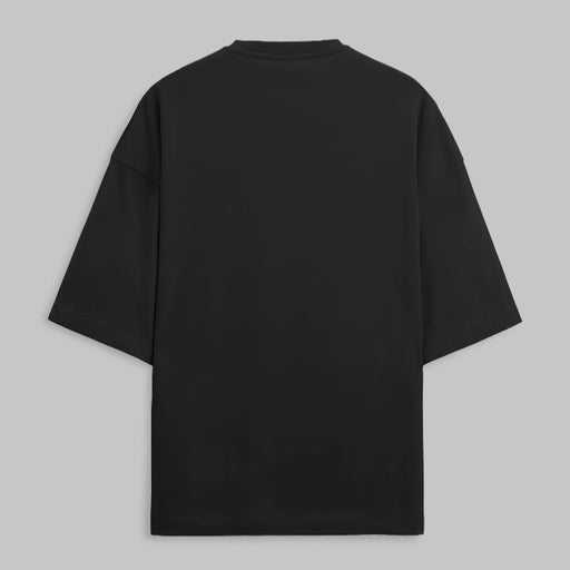 Deadline was yesterday [Black] - Unisex Terry Oversized Tee